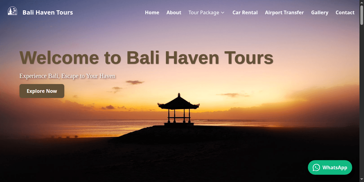 Bali Haven Tour